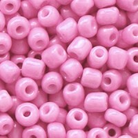 Glasperlen rocailles 6/0 Taffy pink
